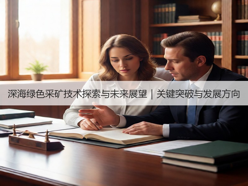 深海绿色采矿技术探索与未来展望｜关键突破与发展方向